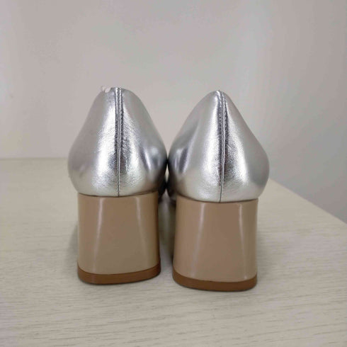 ローズバッド ROSE BUD ファー付メタリックパンプス レディース 38