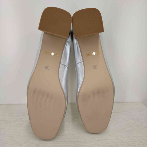 ローズバッド ROSE BUD ファー付メタリックパンプス レディース 38
