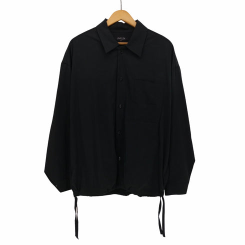 ジベルタ JIVELTA 19AW ドローコード オープンカラー オーバーサイズ L/S シャツ メンズ JPN:3