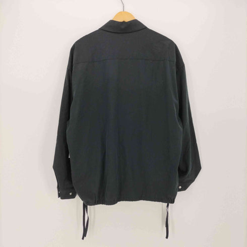ジベルタ JIVELTA 19AW ドローコード オープンカラー オーバーサイズ L/S シャツ メンズ JPN:3
