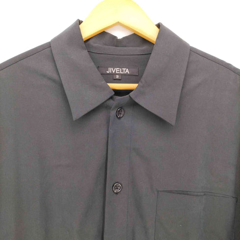 ジベルタ JIVELTA 19AW ドローコード オープンカラー オーバーサイズ L/S シャツ メンズ JPN:3