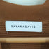 サヤカデイヴィス SAYAKA DAVIS KNIT POLO ベルト付き ニットポロチュニック レディース ONE SIZE