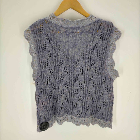 マメクロゴウチ Mame Kurogouchi 19ss Silk Linen Knit Tops レディース JPN:2