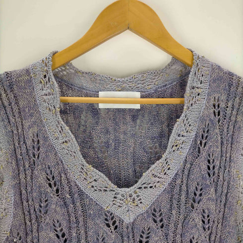 マメクロゴウチ Mame Kurogouchi 19ss Silk Linen Knit Tops レディース JPN:2