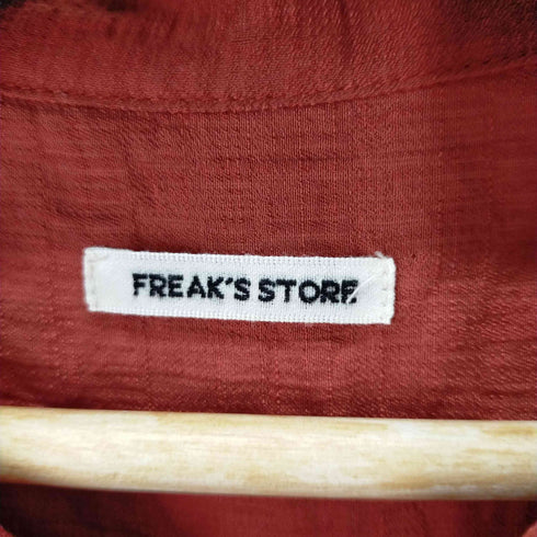 フリークスストア FREAKS STORE ボックスS/Sオープンカラーシャツ クロップド レディース FREE
