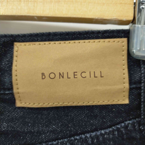 ボンルシール BONLECILL カラーステッチロールアップハイウエストデニムパンツ レディース JPN:S
