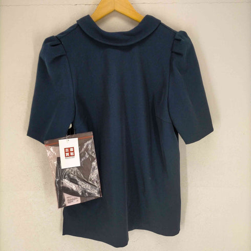 ユナイテッドアローズグリーンレーベルリラクシング UNITED ARROWS green label relaxing MAKE BETTER THINGS コラボ バック Vネック リボン ブラウス レディース FREE