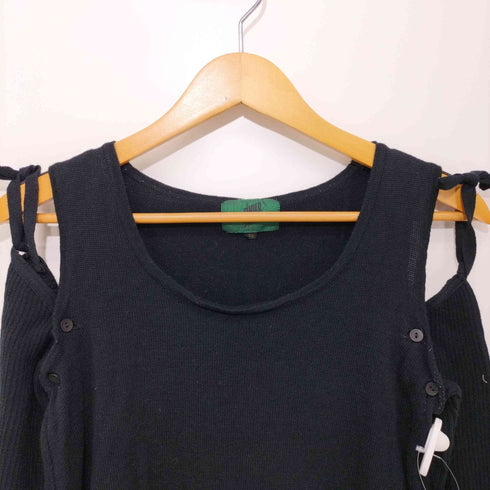 ジュニアゴルチェ JUNIOR GAULTIER 90~2000s コットンリネン変形クルーネックニット メンズ 40