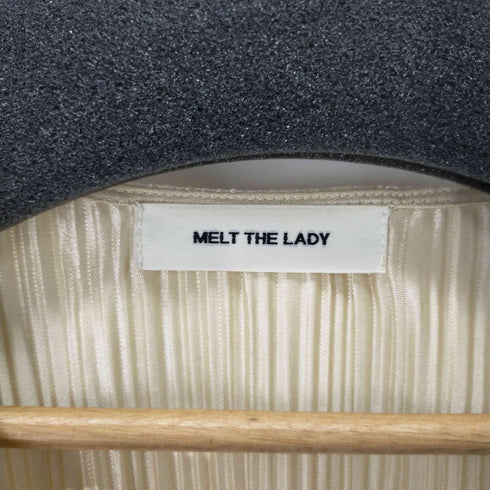 メルトザレディ Melt the lady カシュクールプリーツワンピース レディース FREE