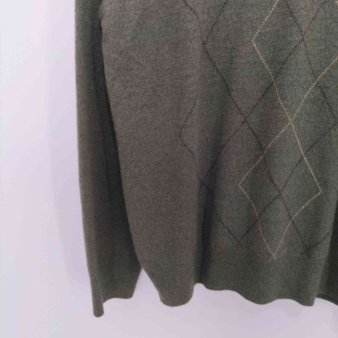 ドッカーズ DOCKERS 90~2000s アーガイル アクリルニットポロシャツ メンズ JPN:L