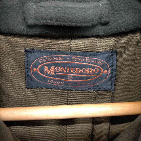 モンテドーロ MONTEDORO イタリア製 ウールステンカラーコート メンズ