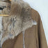 ビーシービージーマックスアズリア BCBGMAXAZRIA 裏地ラビットファー スウェードジャケット レディース import:M
