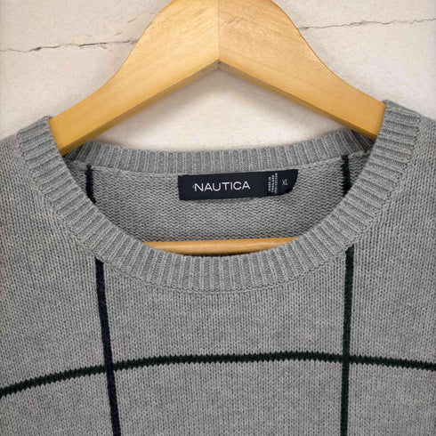 ノーティカ NAUTICA ロゴ刺繍クルーネックニット メンズ JPN:XL