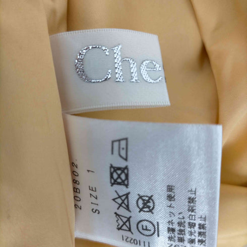 チェスティ Chesty ビジューキュロットパンツ ワイド クロップド タック レディース JPN:1