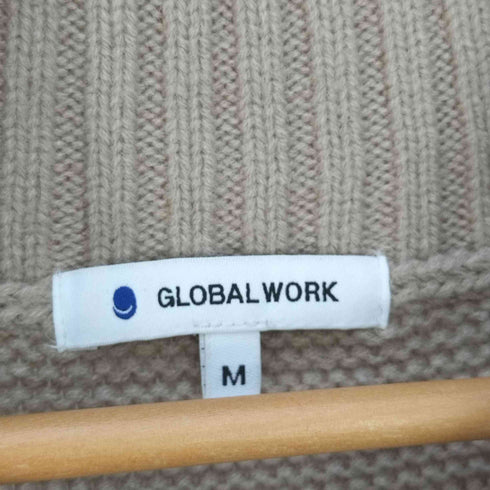 グローバルワーク GLOBAL WORK ガータースタンドプルオーバーニット レディース JPN:M