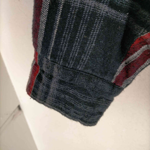 ディッキーズ Dickies 裏地キルティングチェックシャツフーディジャケット メンズ JPN:L