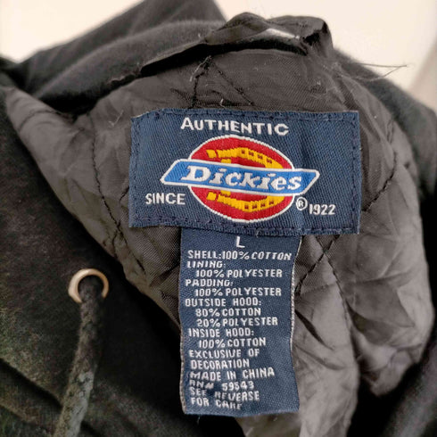 ディッキーズ Dickies 裏地キルティングチェックシャツフーディジャケット メンズ JPN:L
