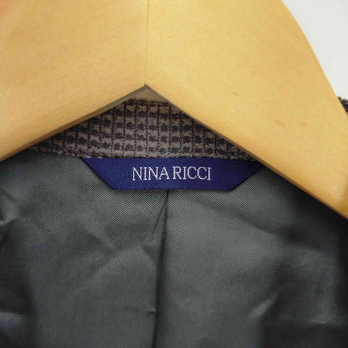 ニナリッチ NINA RICCI 2Bベルベットテーラードジャケット メンズ S