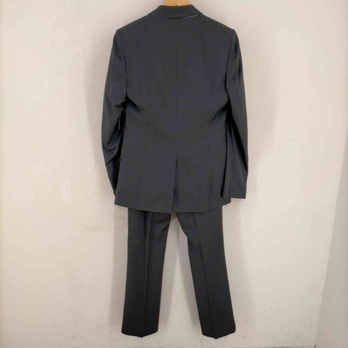 ジョンガリアーノ JOHN GALLIANO 00s MADE IN ITALY 総裏 ウール1Bテーラードジャケット セットアップ カーブバックポケットスラックス メンズ 44
