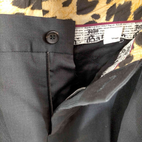 ジョンガリアーノ JOHN GALLIANO 00s MADE IN ITALY 総裏 ウール1Bテーラードジャケット セットアップ カーブバックポケットスラックス メンズ 44