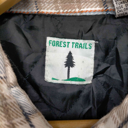 FOREST TRAILS 裏地キルティングチェックシャツジャケット メンズ JPN:L