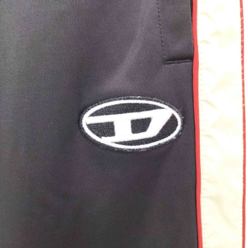 ディーゼル DIESEL ロゴ ワッペン ナイロン ライン トラック パンツ メンズ JPN:S