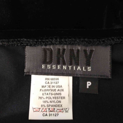 ダナキャランニューヨーク DKNY ベロア地ストレッチワンピース レディース P