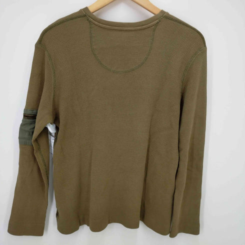 エディーバウアー Eddie Bauer ワッフル ロングスリーブ カットソー メンズ import:L