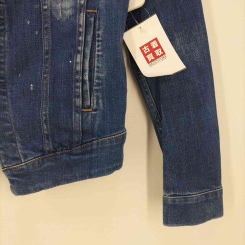 ジースターロー G-STAR RAW ウォッシュド ペイントデニムジャケット レディース import:XS