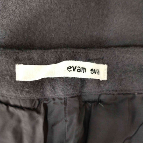 エヴァムエヴァ evam eva カシミヤ混 ジップフライテーパードパンツ レディース 1