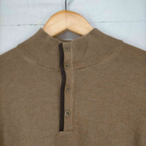 タルボット TALBOTS ハイネックボタンニット メンズ JPN:L