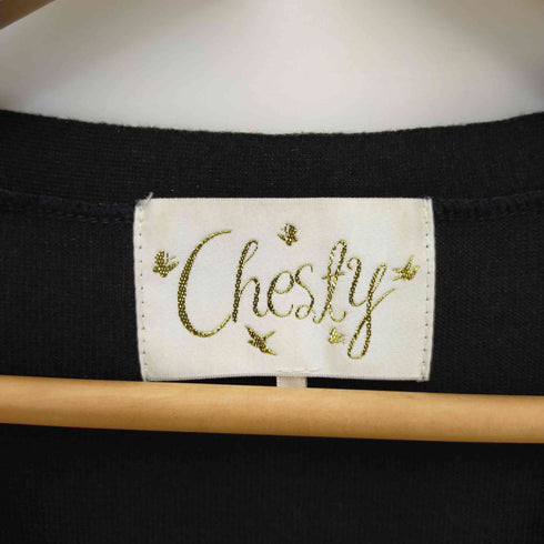 チェスティ Chesty フロントプリント カーディガン レディース FREE