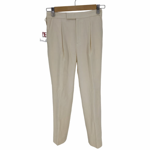スピックアンドスパン Spick and Span 22AW PL/WOギャバ テーパードパンツ スラックス レディース 34