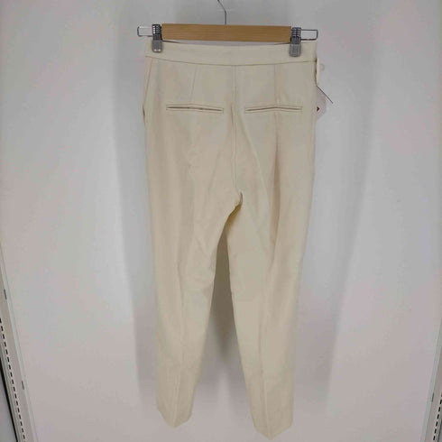 スピックアンドスパン Spick and Span 22AW PL/WOギャバ テーパードパンツ スラックス レディース 34