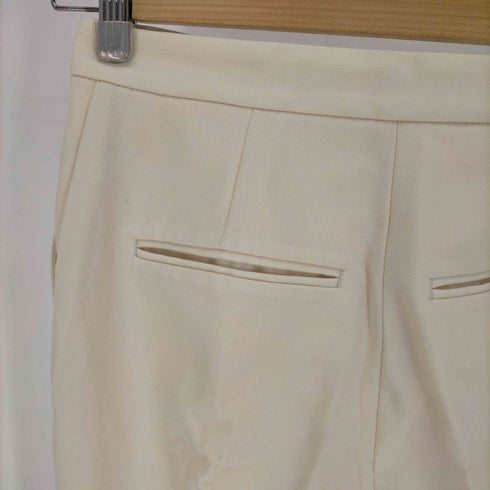 スピックアンドスパン Spick and Span 22AW PL/WOギャバ テーパードパンツ スラックス レディース 34