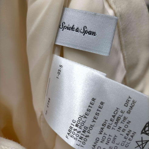 スピックアンドスパン Spick and Span 22AW PL/WOギャバ テーパードパンツ スラックス レディース 34