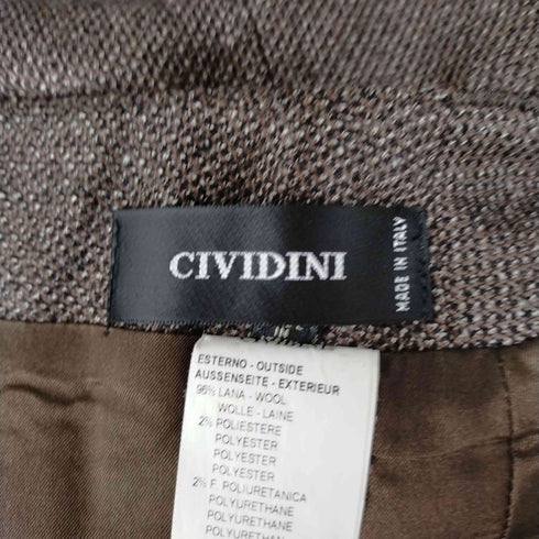チヴィディーニ CIVIDINI イタリア製 シルク混タイトスカート レディース 38