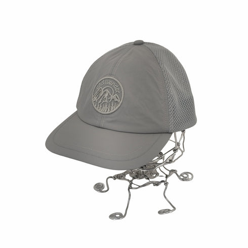 アンドワンダー and wander back mesh cap メンズ FREE