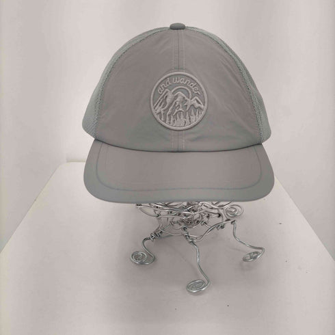 アンドワンダー and wander back mesh cap メンズ FREE