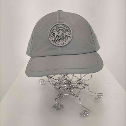 アンドワンダー and wander back mesh cap メンズ FREE