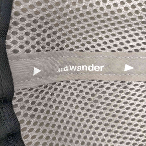 アンドワンダー and wander back mesh cap メンズ FREE