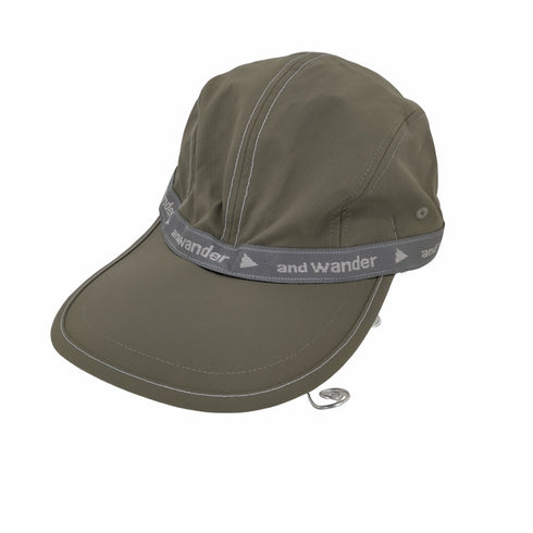 アンドワンダー and wander JQ tape cap メンズ FREE