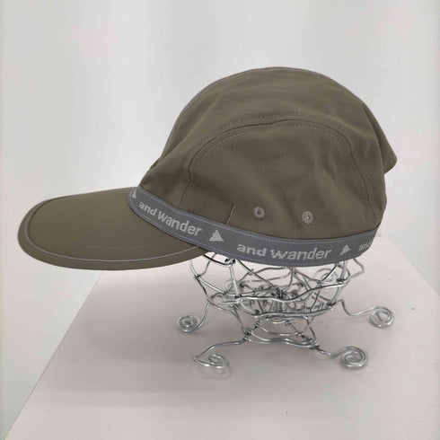 アンドワンダー and wander JQ tape cap メンズ FREE