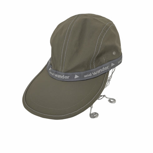 アンドワンダー and wander JQ tape cap メンズ FREE