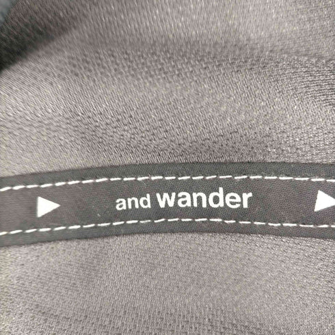 アンドワンダー and wander JQ tape cap メンズ FREE