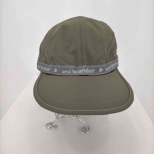 アンドワンダー and wander JQ tape cap メンズ FREE