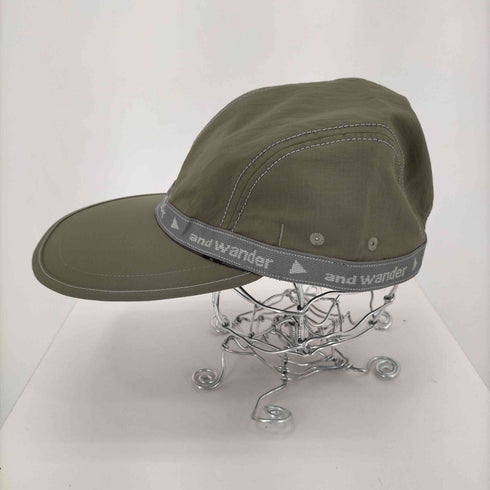 アンドワンダー and wander JQ tape cap メンズ FREE