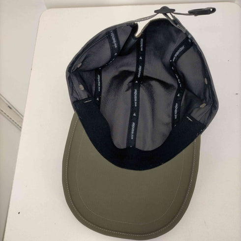 アンドワンダー and wander JQ tape cap メンズ FREE