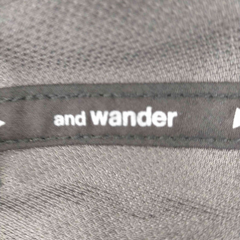 アンドワンダー and wander JQ tape cap メンズ FREE