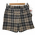 サクラ SACRA ショートパンツ ウール チェック ジップフライ レディース JPN:36